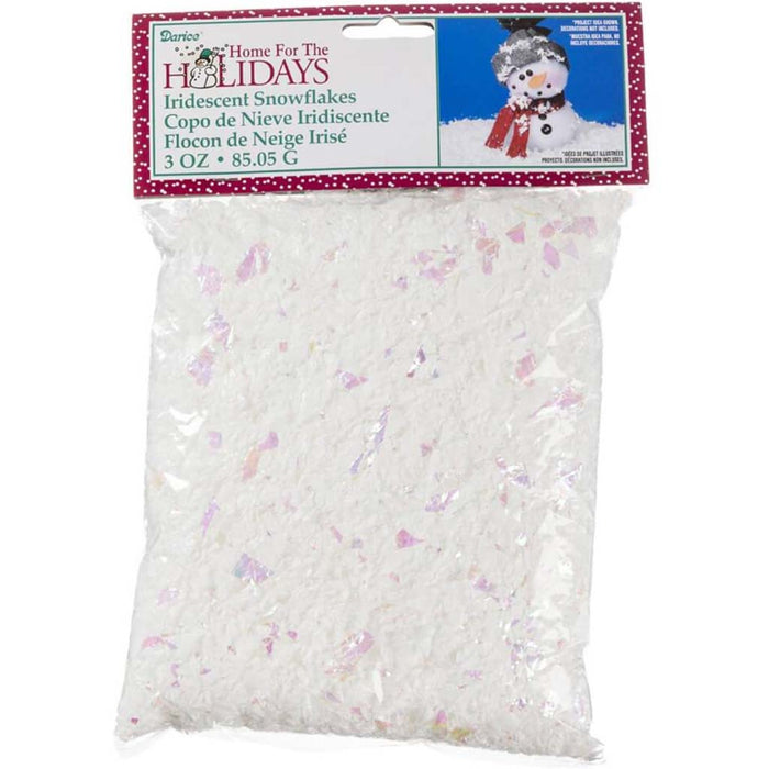 Iridescent Snowflakes 3 Ounces 