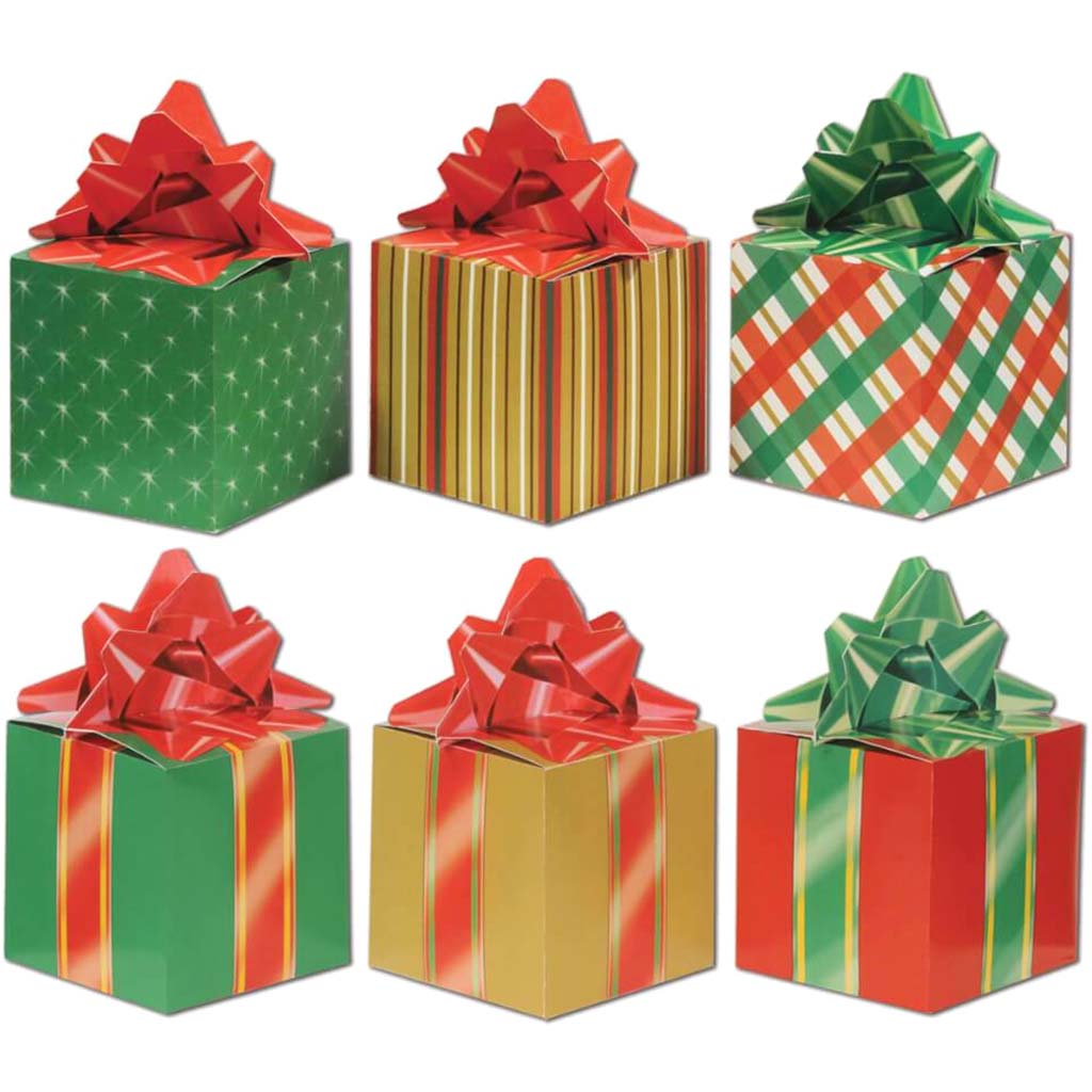 Christmas Favor Boxes 3pcs 