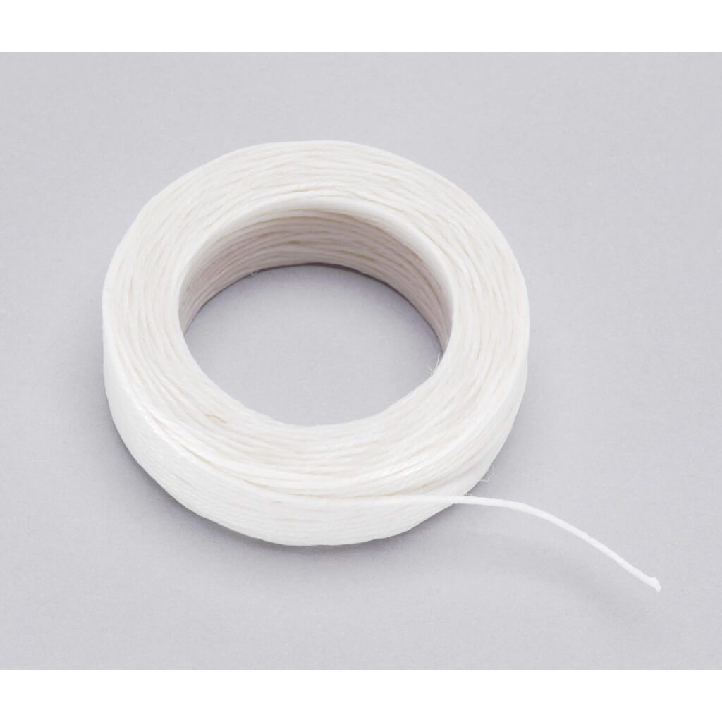 CORD WAX WHITE 25YD 