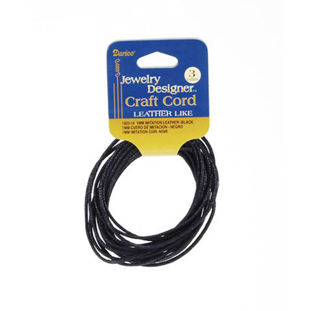 Leather-Look Cord on Card 
