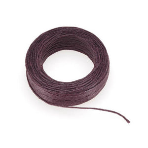 Waxed Linen Cord Brown 25 yards