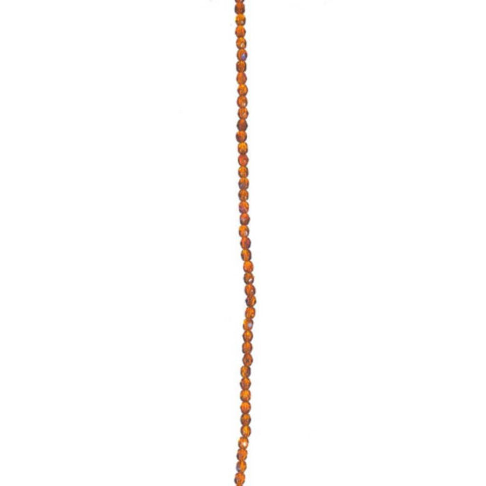 BEAD GLASS STRAND HYACINTH AZURO 7X4MM 