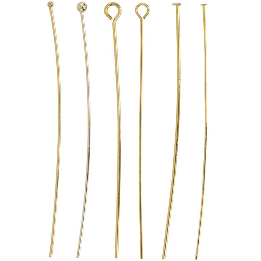 Beadalon Ball Head Pins 25pcs 50mm Gold