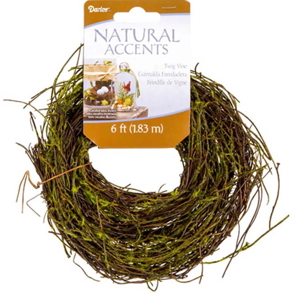 TWIG VINE MOSS NATURAL 6FT 