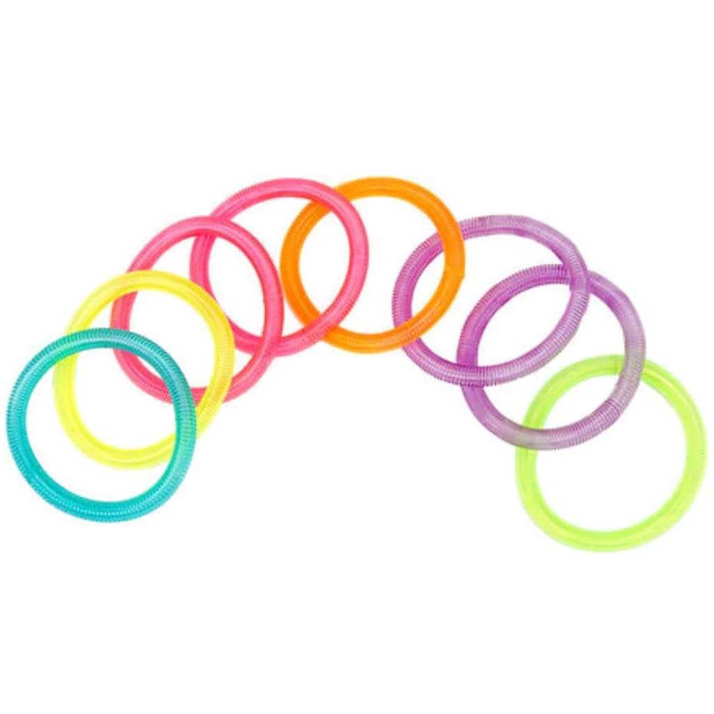 BRACELET PLASTIC COIL 6PC 4MM 