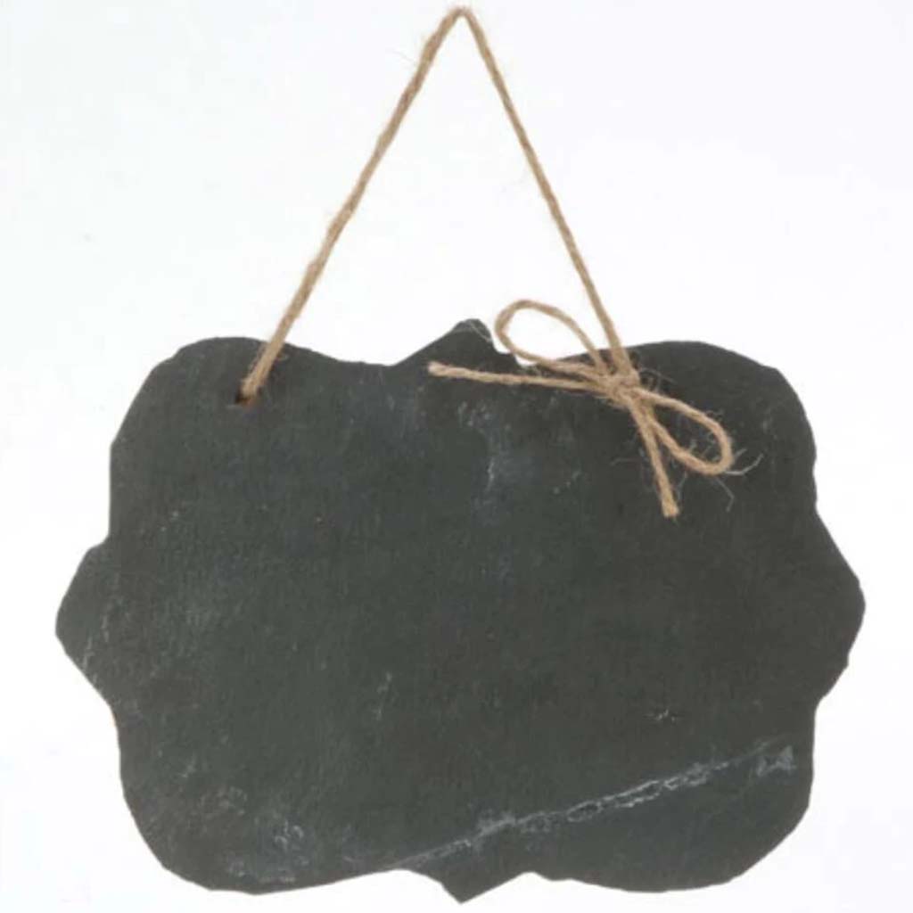 SLATE HANGER 7.87X5.9IN.BUBBLE RECTANGLE 