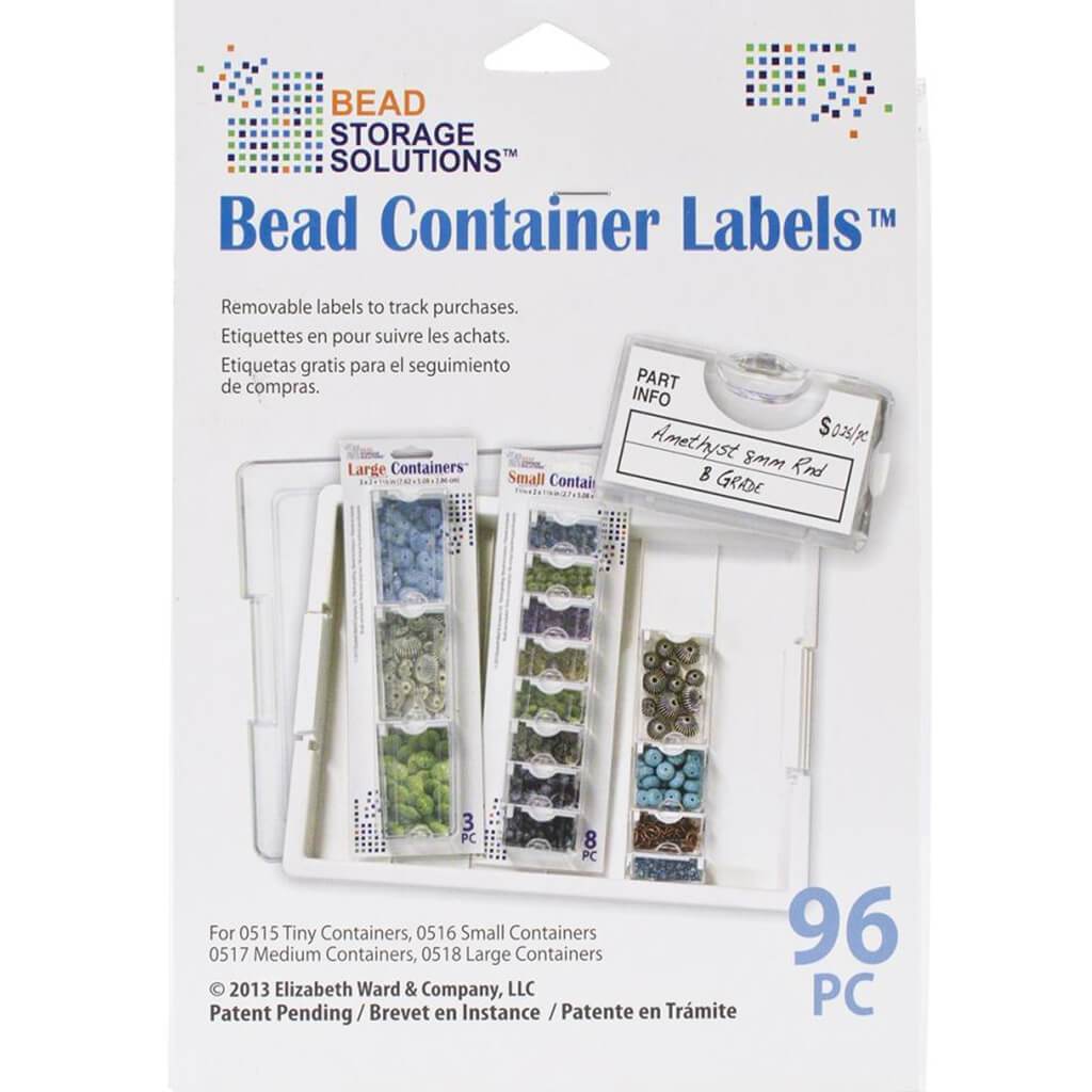 Bead Container Labels - Creative Minds