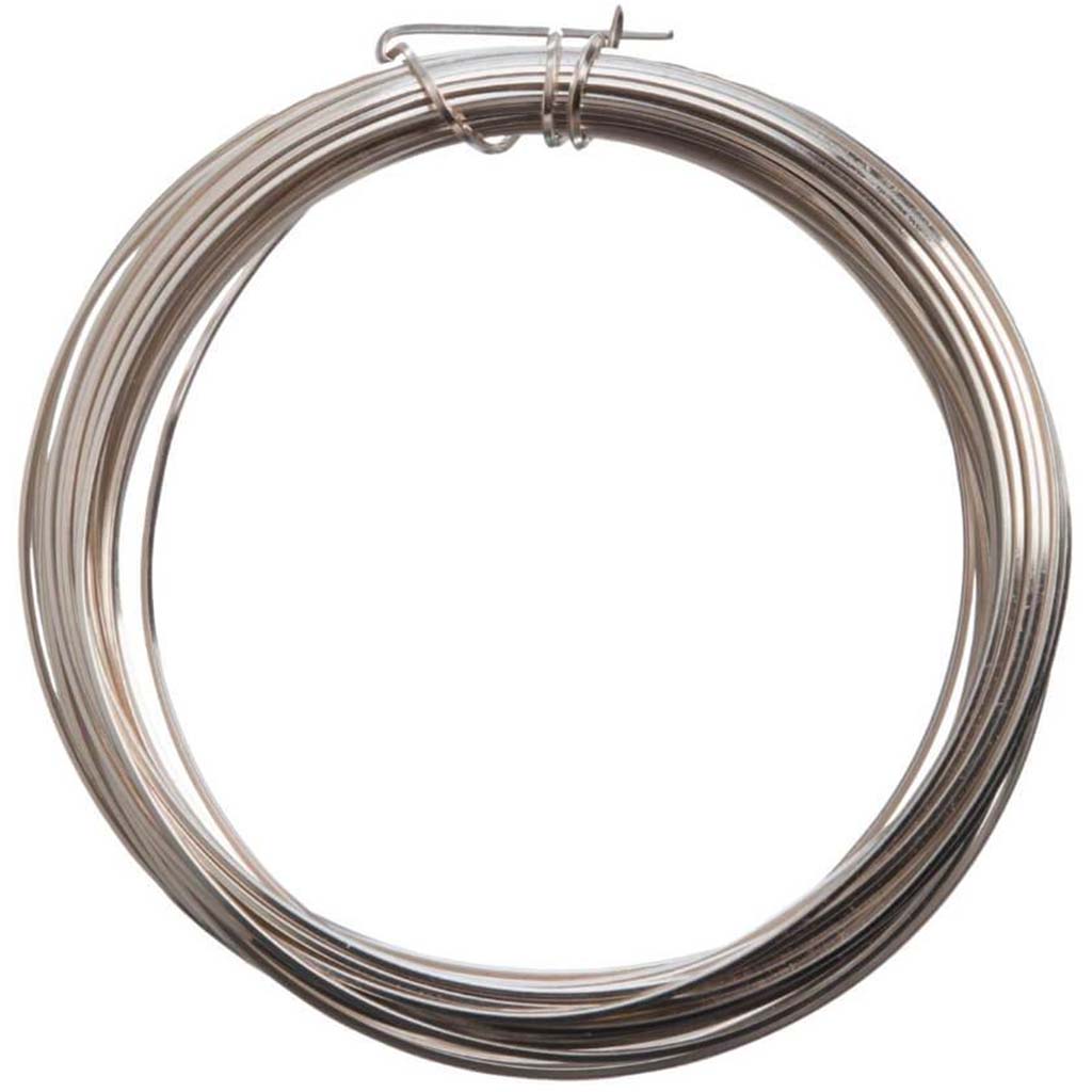 WIRE COPPER 22GAUGE 6YD SILVER 