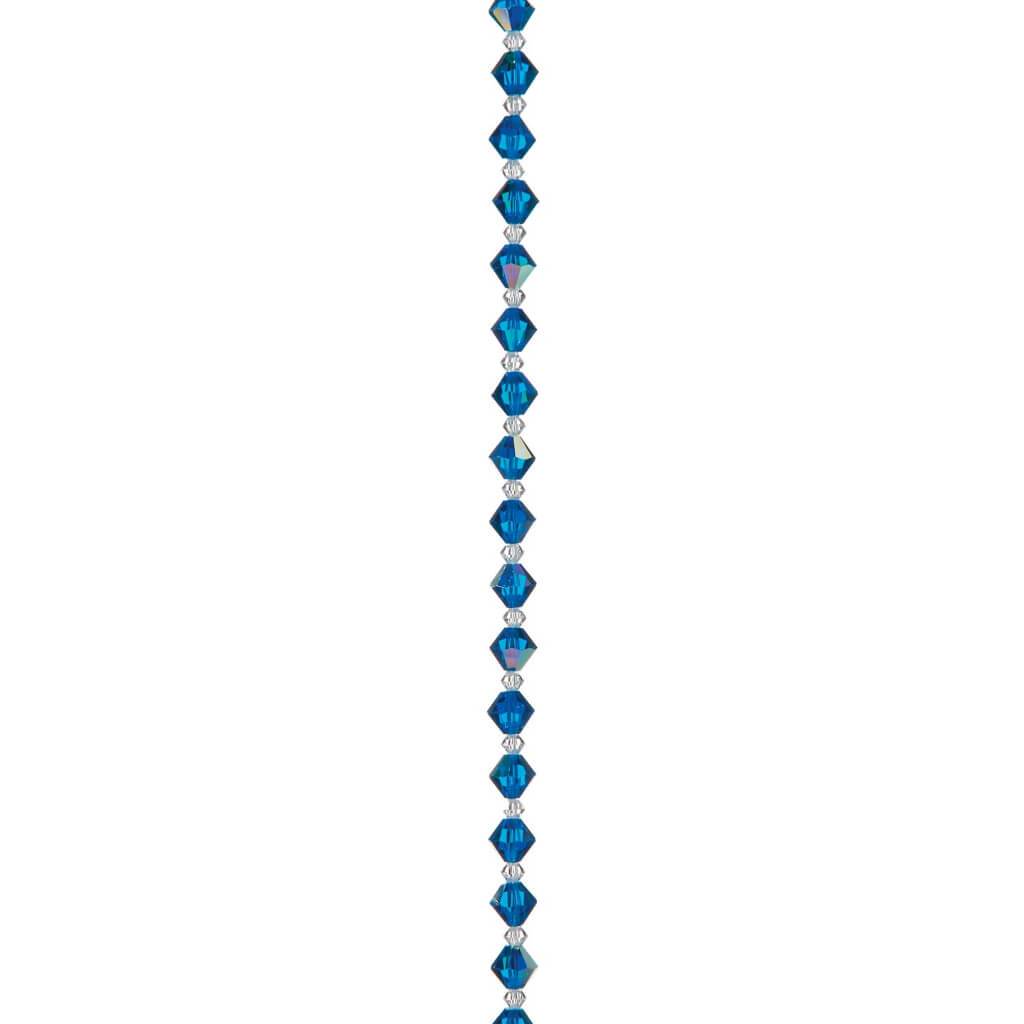 CRYSTAL BEAD STRAND CAPRI BLUE AB 6MM 