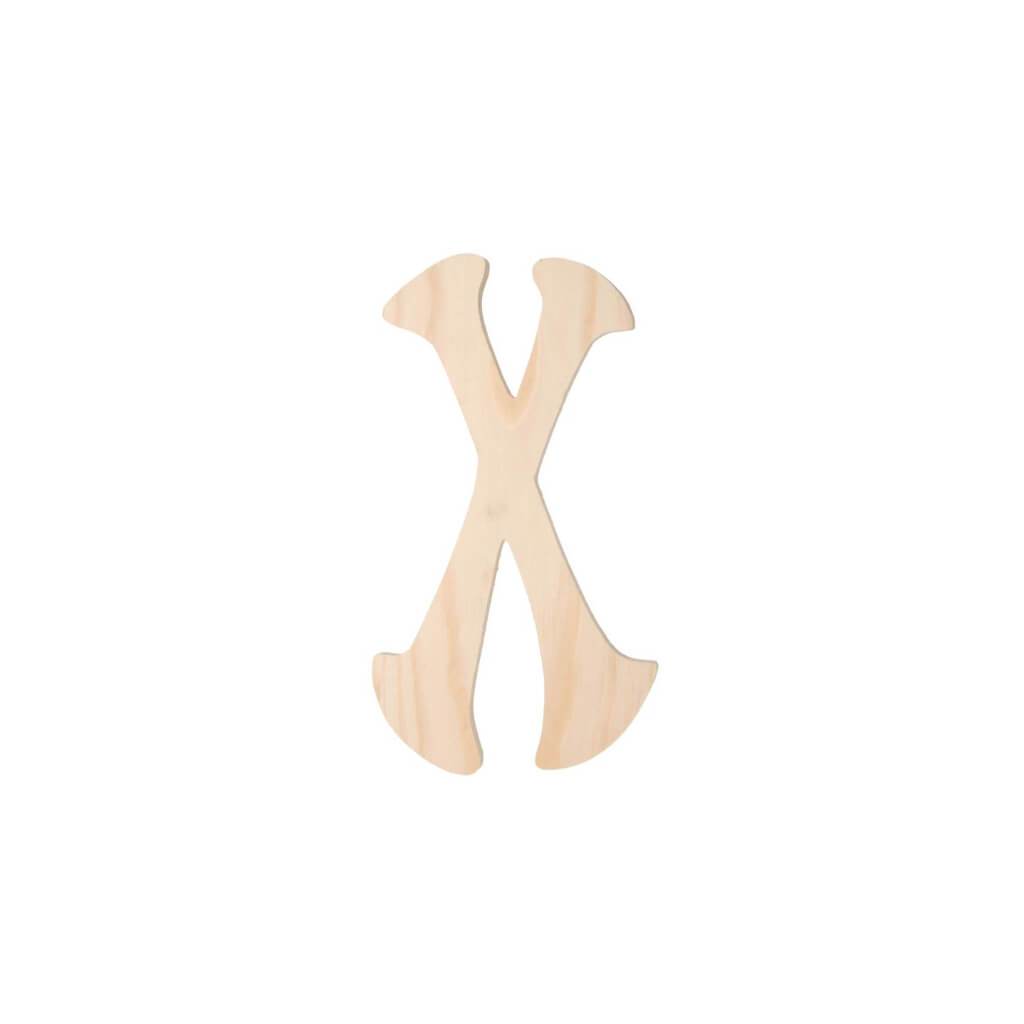 Wood Letter Special Font 6in