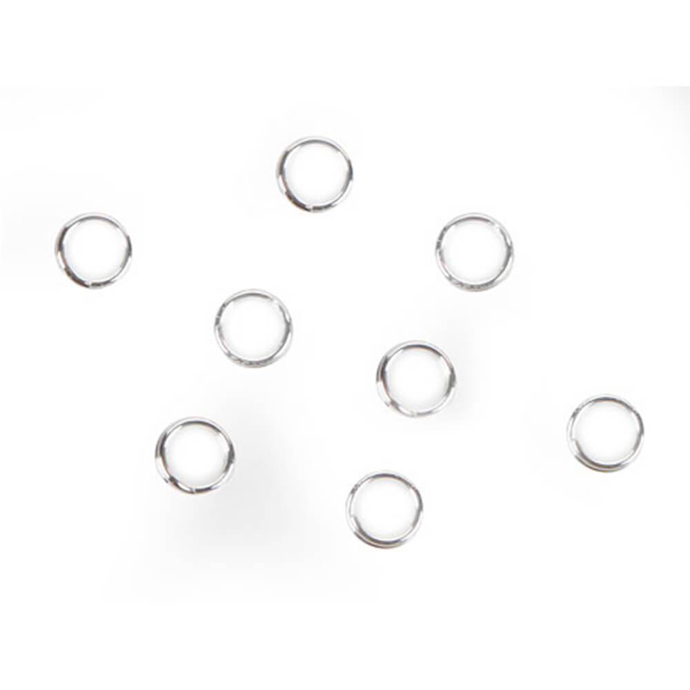 Split Ring Sterling Silver Plated 6mm 