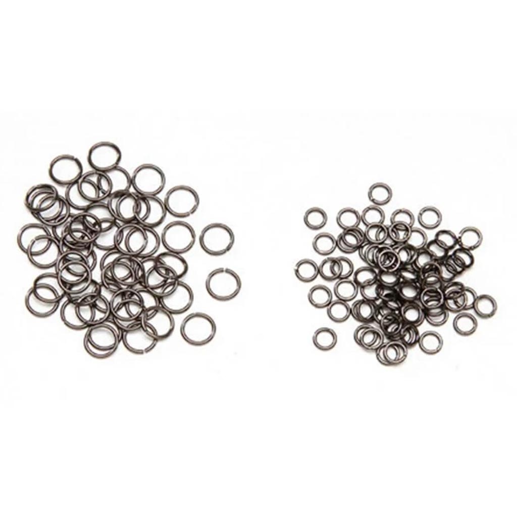 Jump Rings Hematite 4 and 6mm 