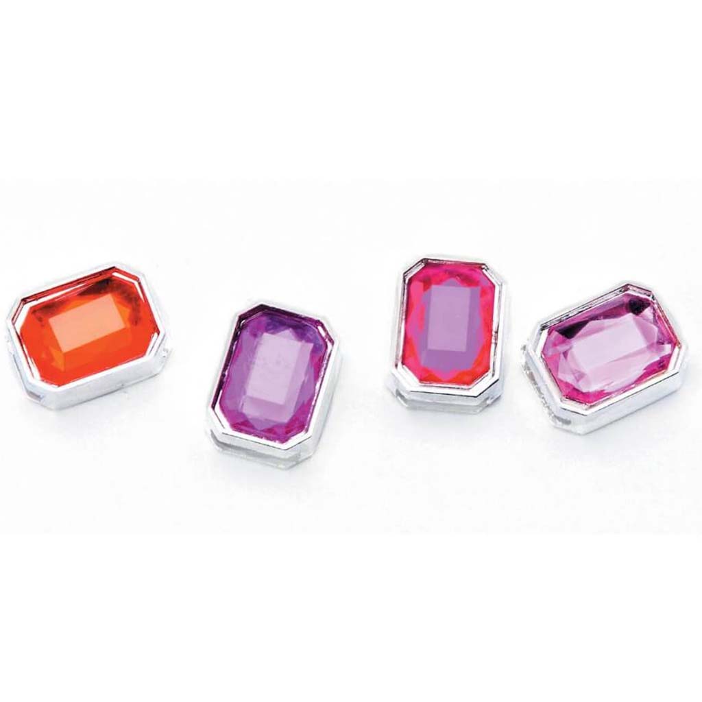 SILVER GEM SLIDERS PINK MIX 