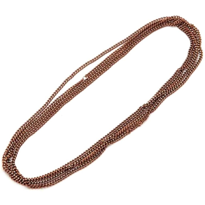 CHAIN CURB BROWN/GOLD 3MMX2YD 