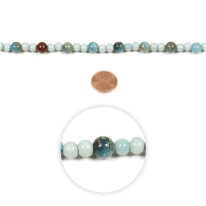 BEAD CRYSTAL STR RND AB 6MM 