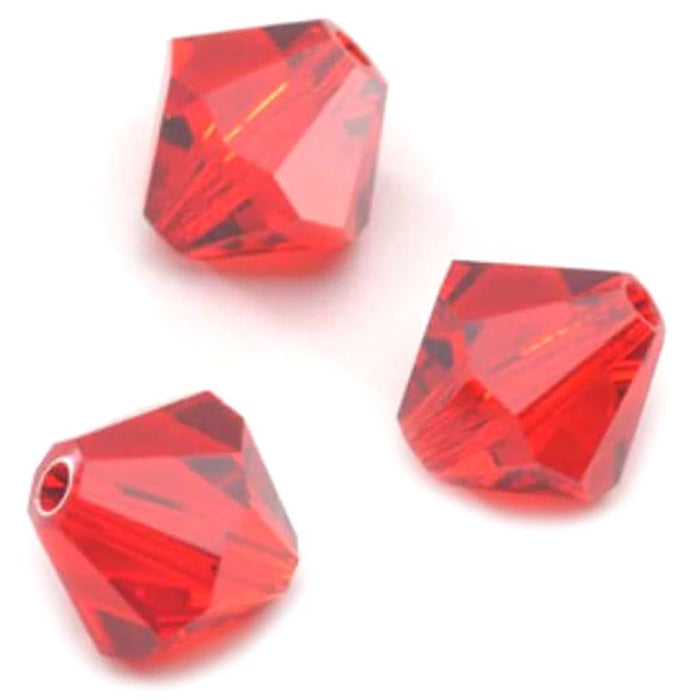 BEAD SWAROVSKI BICONE LIGHT SIAM 4MM 