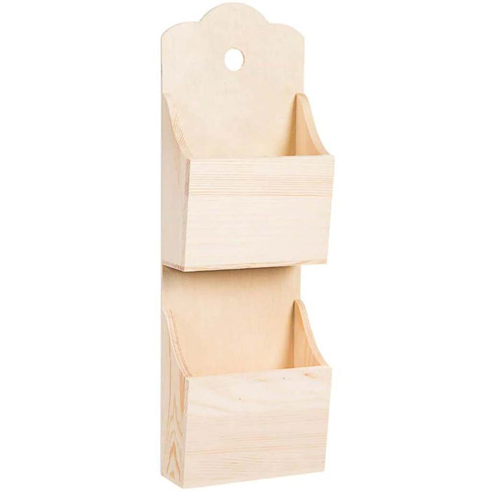 WOOD MAIL BOX 