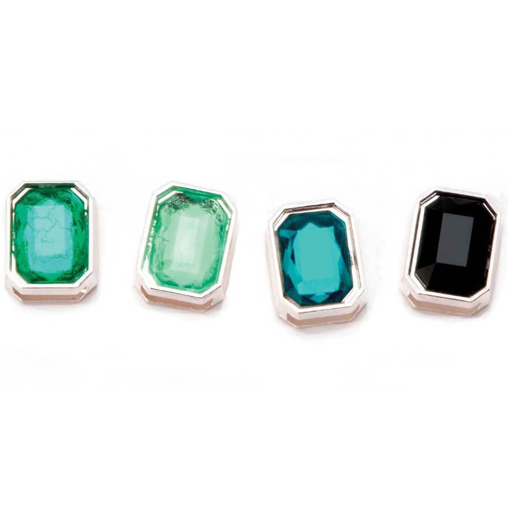 SILVER GEM SLIDERS GREEN MIX 