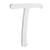 Brush Font White Wood Letter 9in