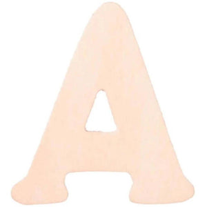 Wood Letter A 2pc/Pkg 1.5in