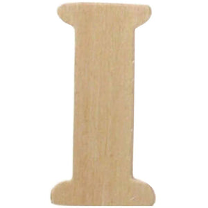 Wood Letter A 2pc/Pkg 1.5in