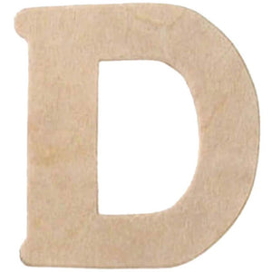 Wood Letter A 2pc/Pkg 1.5in