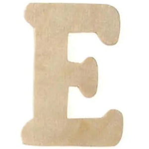 124 Pcs Wooden Letters 2 Inch for Crafts Unfinished Capital Wooden