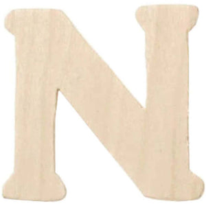 Wood Letter A 2pc/Pkg 1.5in