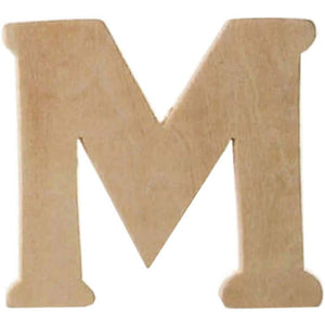 Wood Letter A 2pc/Pkg 1.5in