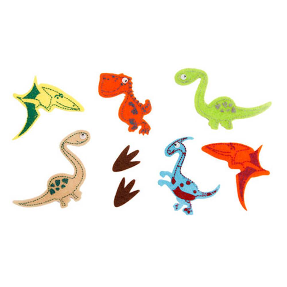 Felties Felt Stickers Dinosaurs 28 Pieces