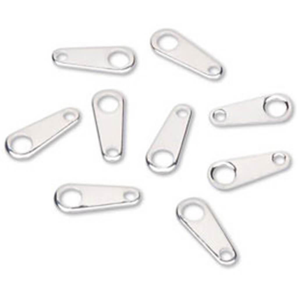 Jewelry Tags Silver Plated 25pcs