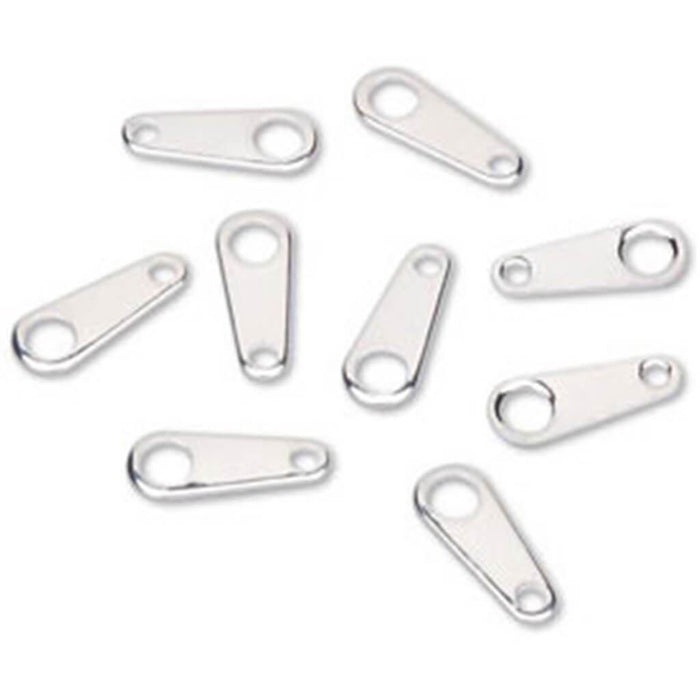 Jewelry Tags Silver Plated 25pcs