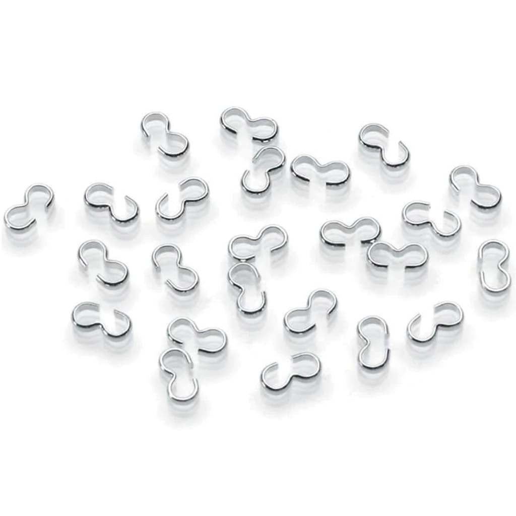 JEWELRY CONNECTORS SILVER 5MM 
