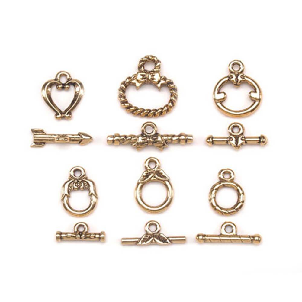 Toggle Clasps Gold Assorted Styles Big Value 