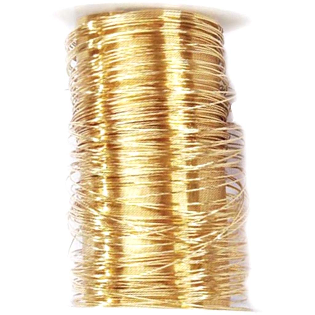 Colored Copper Wire 28 Gauge Gold Color 40 Yards