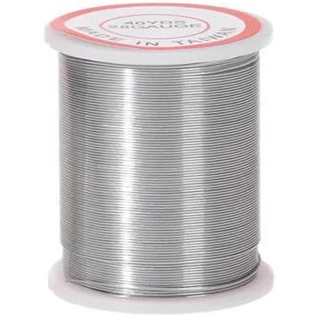 Beading Wire 28 Gauge Silver 