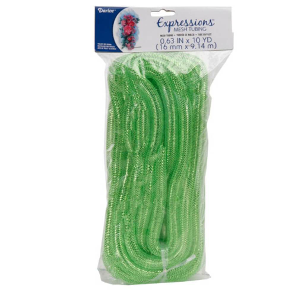 MESH TUBING LIME 10YD 