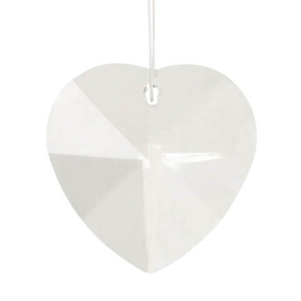 PENDANT CRYSTAL CUT HEART CRYSTAL 