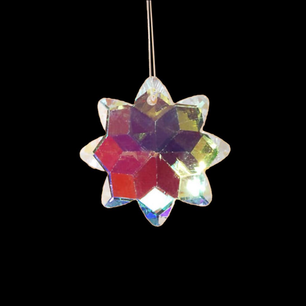 PENDANT CRYSTAL CUT SNOWFLAKE 