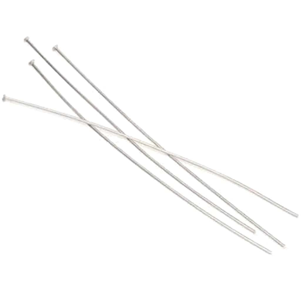 Head Pins Nickel Plated 3 inches 100 pieces 