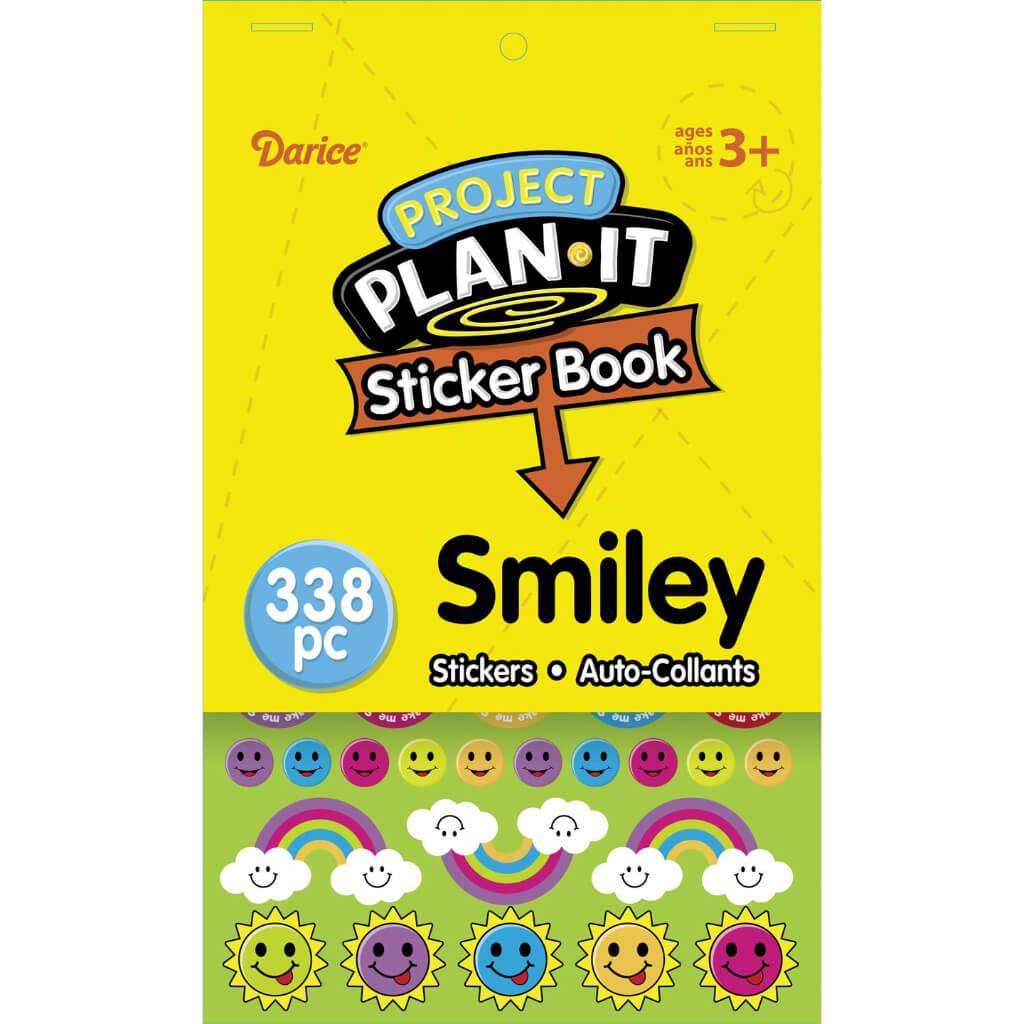 STICKER BOOK SMILY 338PC 