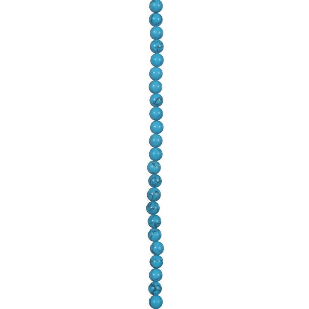 BEAD STONE TURQUOISE PINE 6MM 