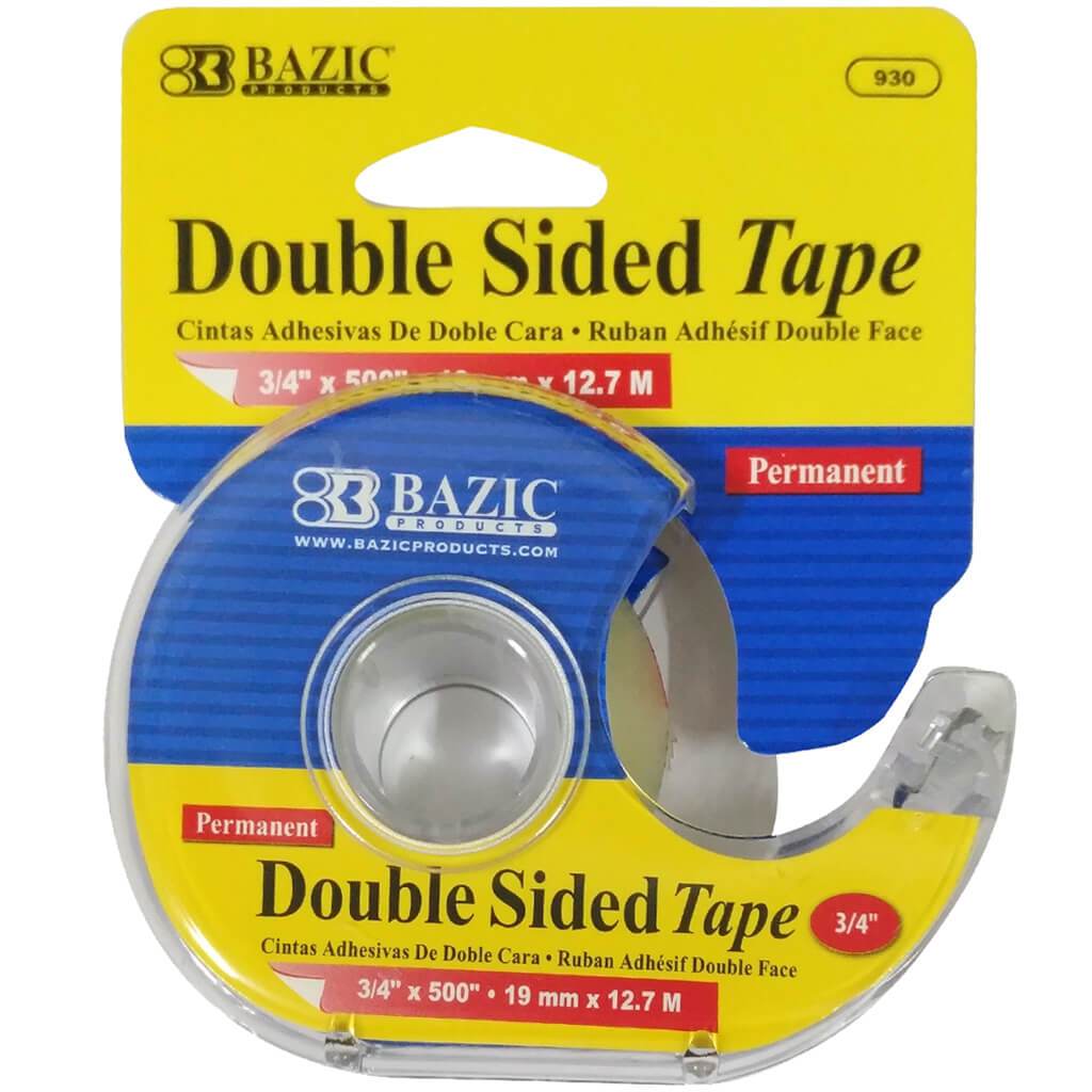 Double Sided Permanent Tape 3/4in x 500in 