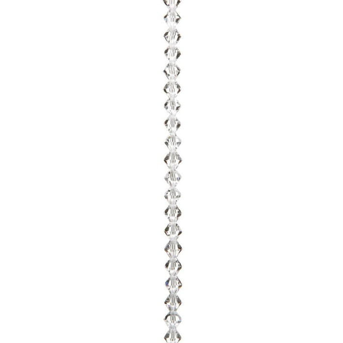 Venezia Crystal Bead Strand Clear 8mm 7in