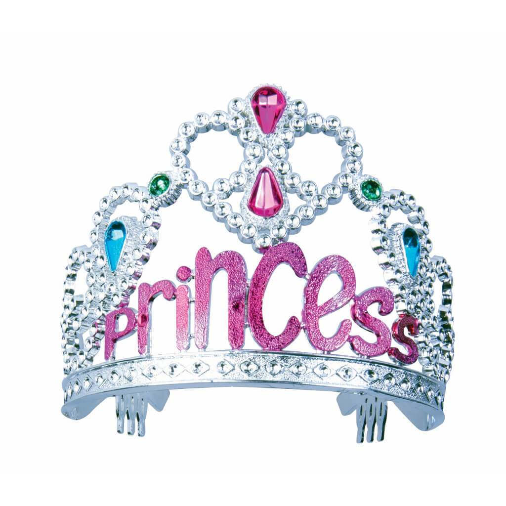 PRINCESS TIARA SLVR/PNK 