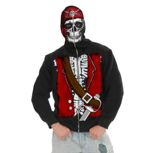 Dead Pirate Skull Hoodie