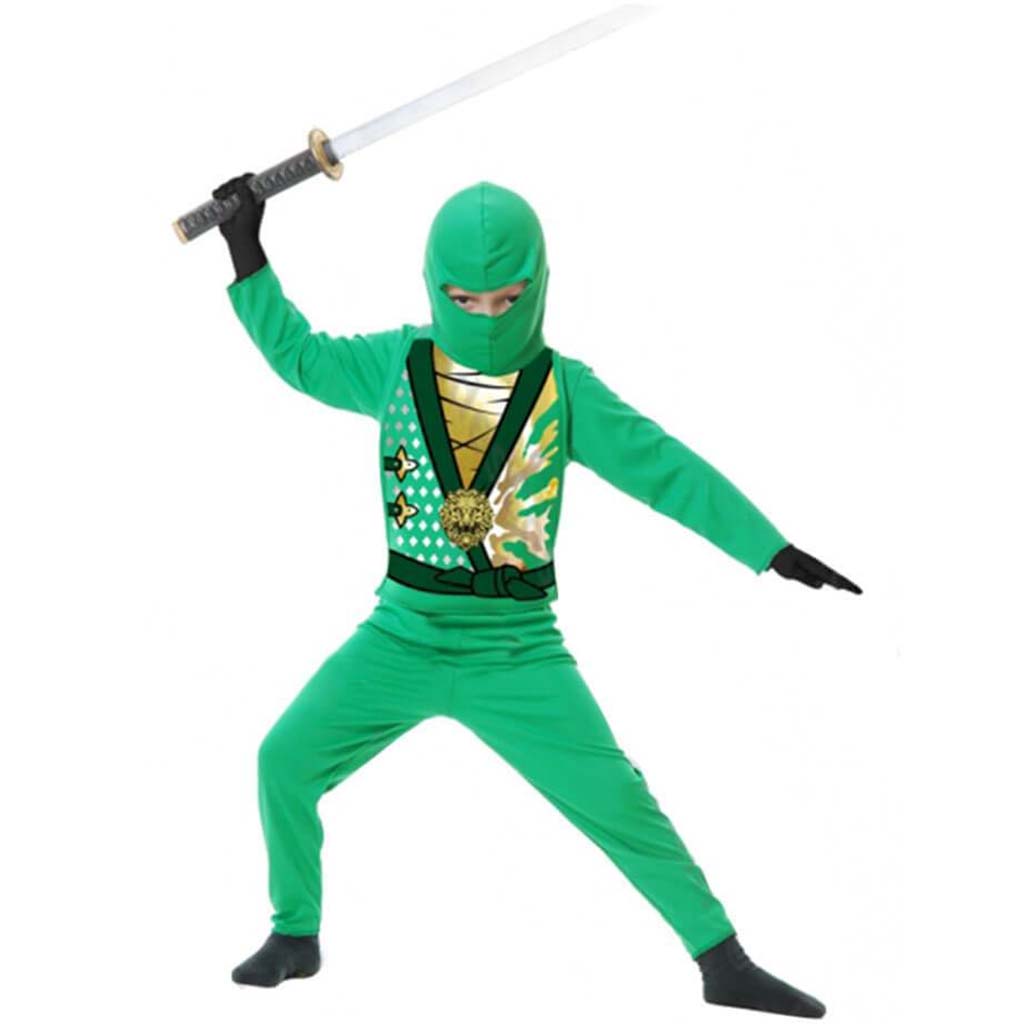 Green Ninja Avengers Series 4 Boys with Armor X-Small