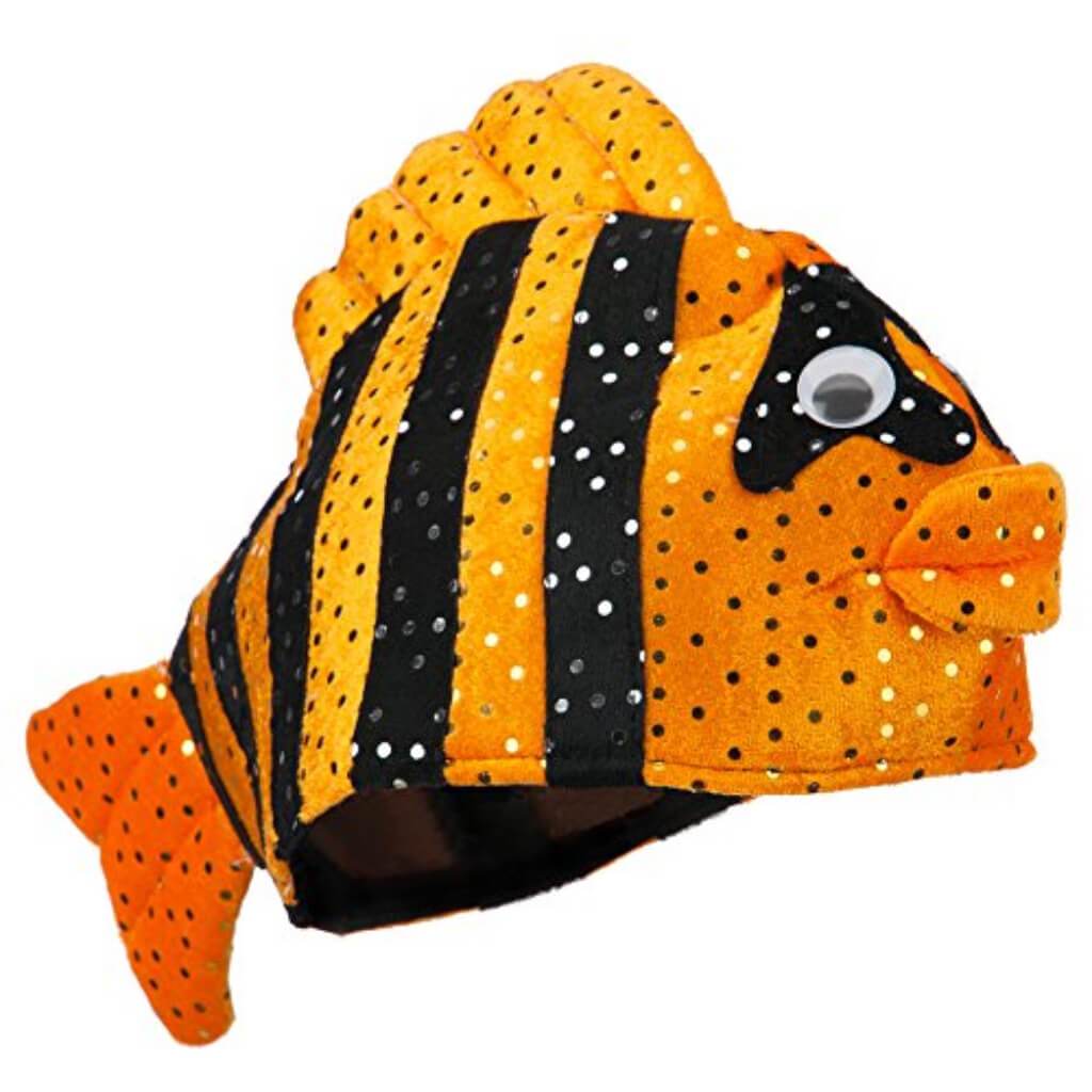 Fish Hat Velvet Striped