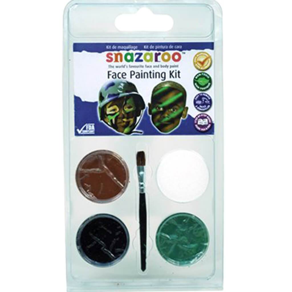 Snazaroo Face Paintng Clampack Camouflage