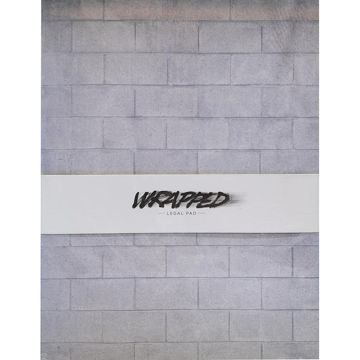 Wrapped Paper Pad Cinder Block